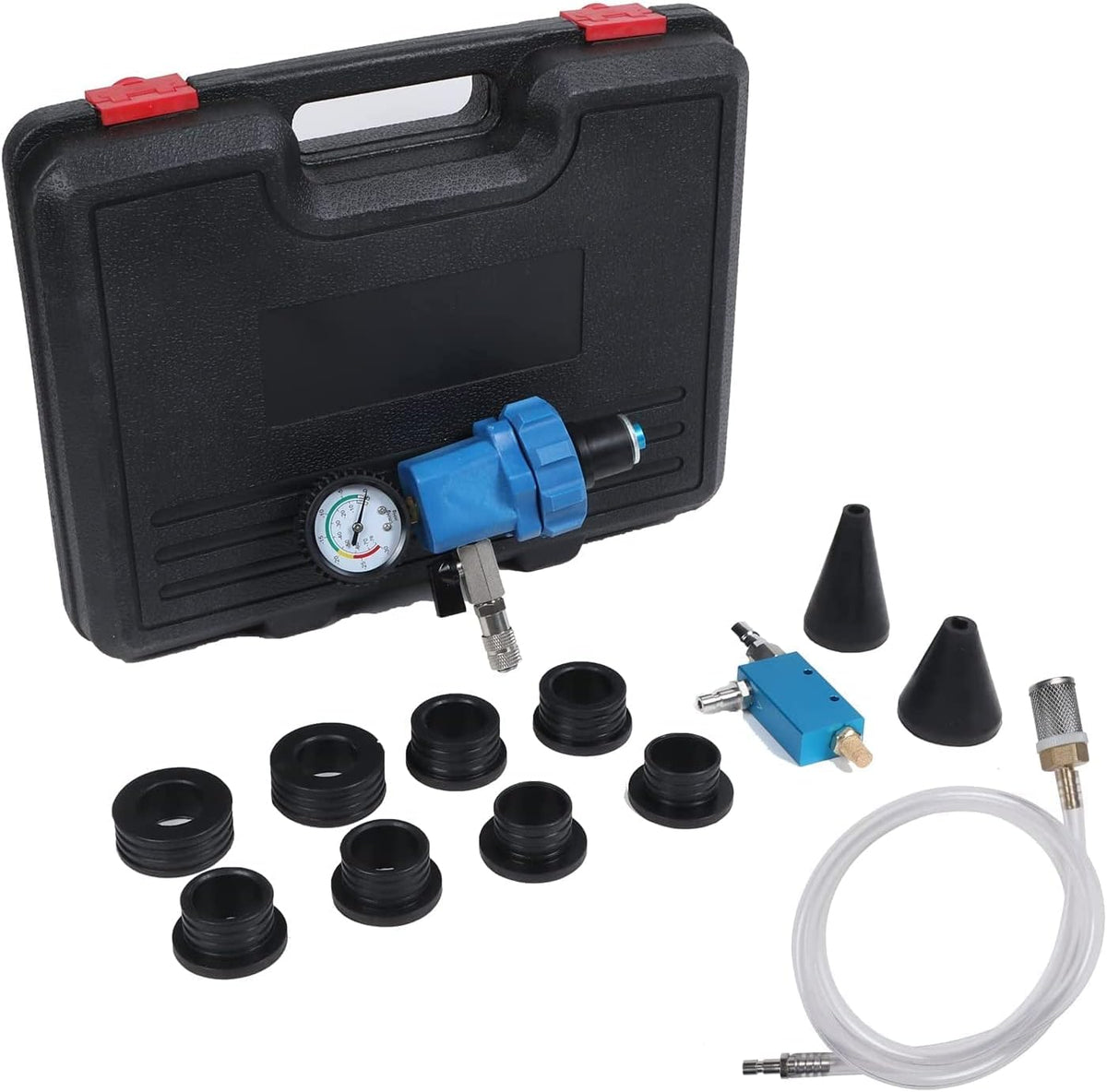 Coolant Vacuum Refill Kit with 8 Rubber Sleeves & 2 Adapter Cone Plug Z347394