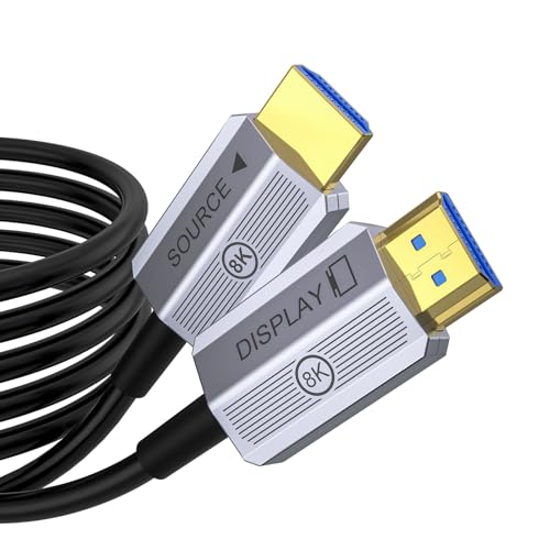 8K Fiber Optic HDMI Cable 50ft 48Gbps O9881