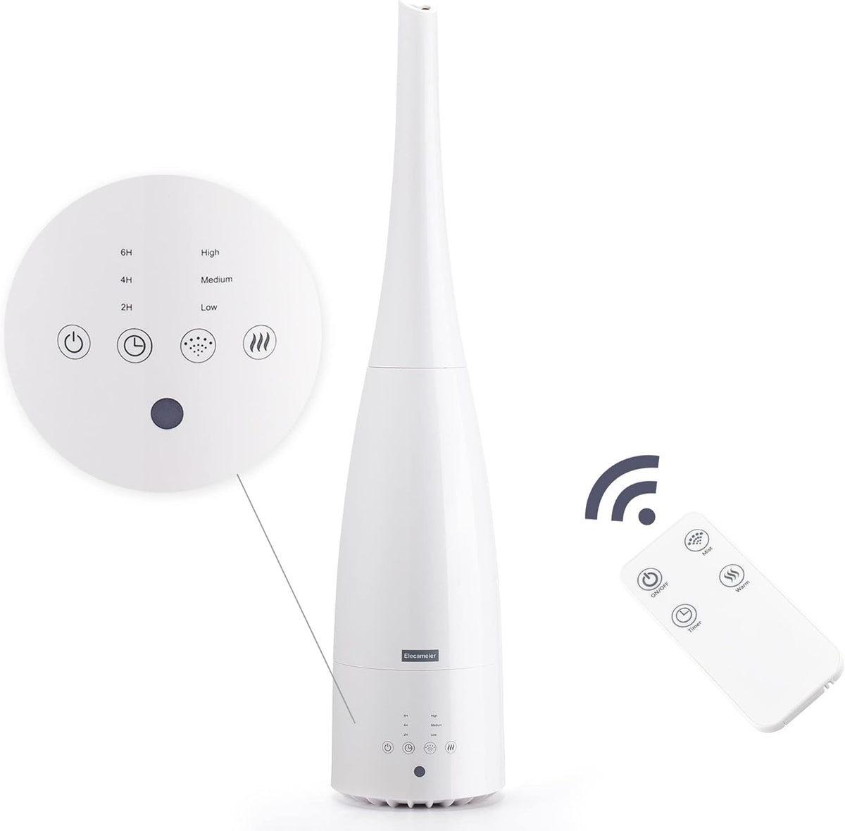 Warm and Cool Mist Humidifier with Remote Control Z919