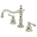 Polished Nickel Widespread Bathroom Faucet Z1096