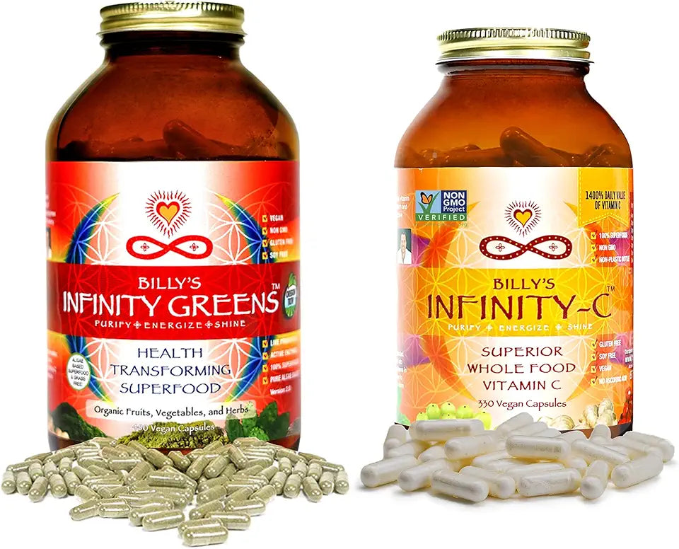 Greens Capsules and Vitamin C Complex H6050