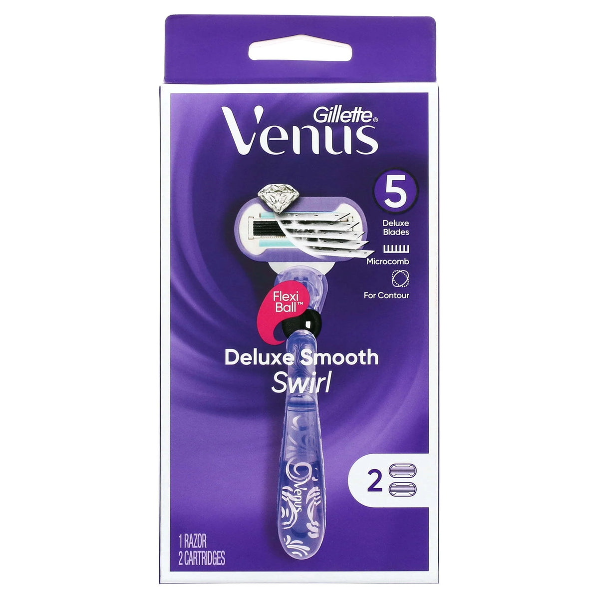 Women's Razor Handle with 2 Blade Refills Z35258