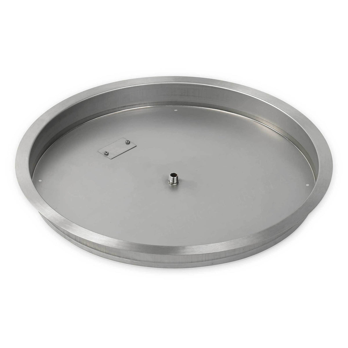 25x22 Stainless Steel Round Drop-in Fire Pit Pan O5582