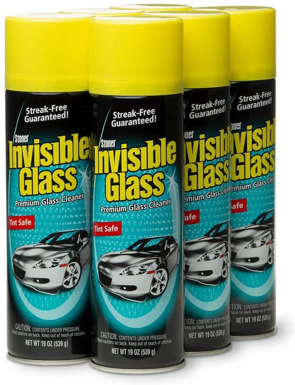 6 Pack Glass Cleaner, 114 fl. oz H909