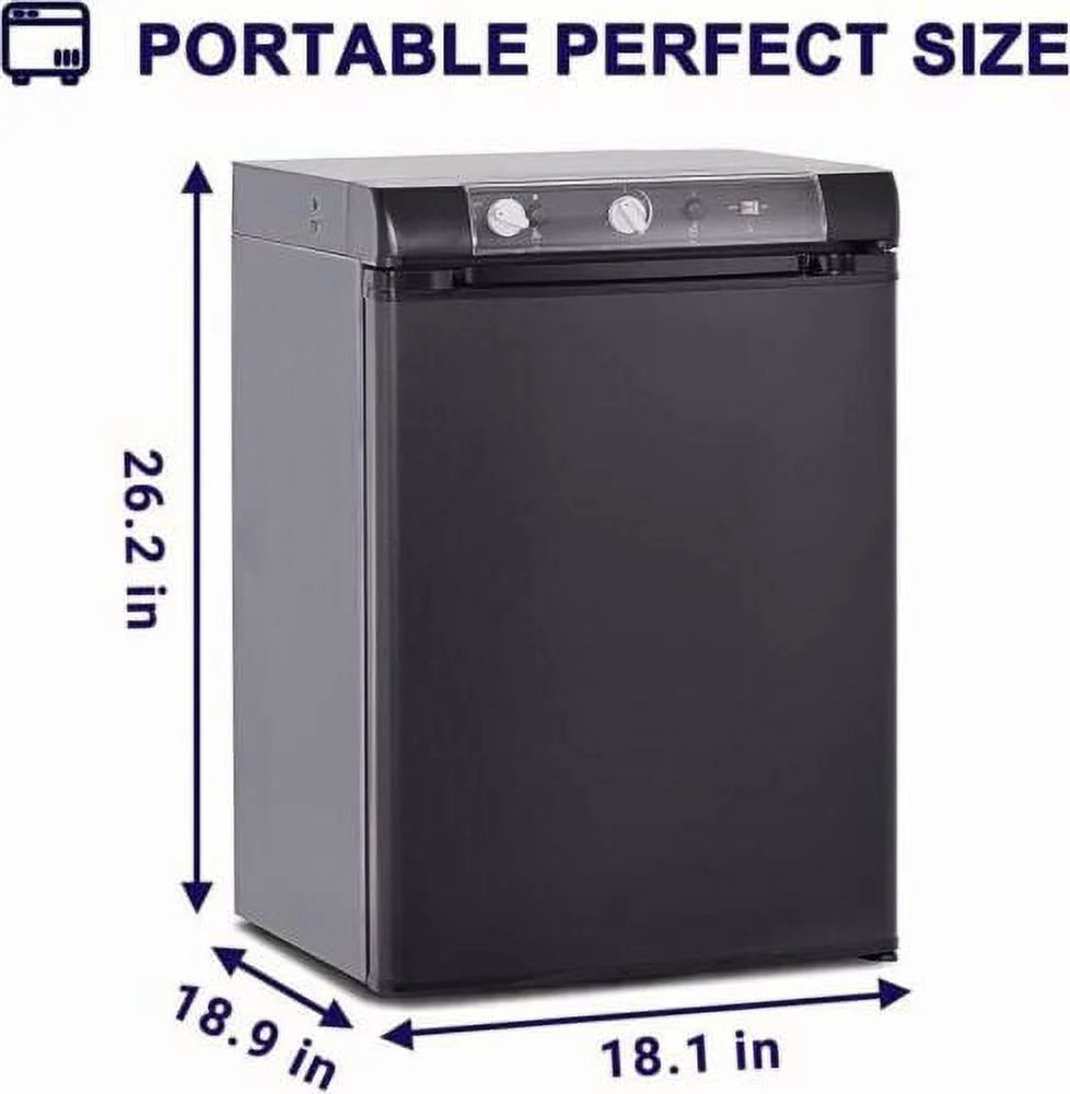 2.1 Cu Ft Propane Gas RV Compact Refrigerator P483