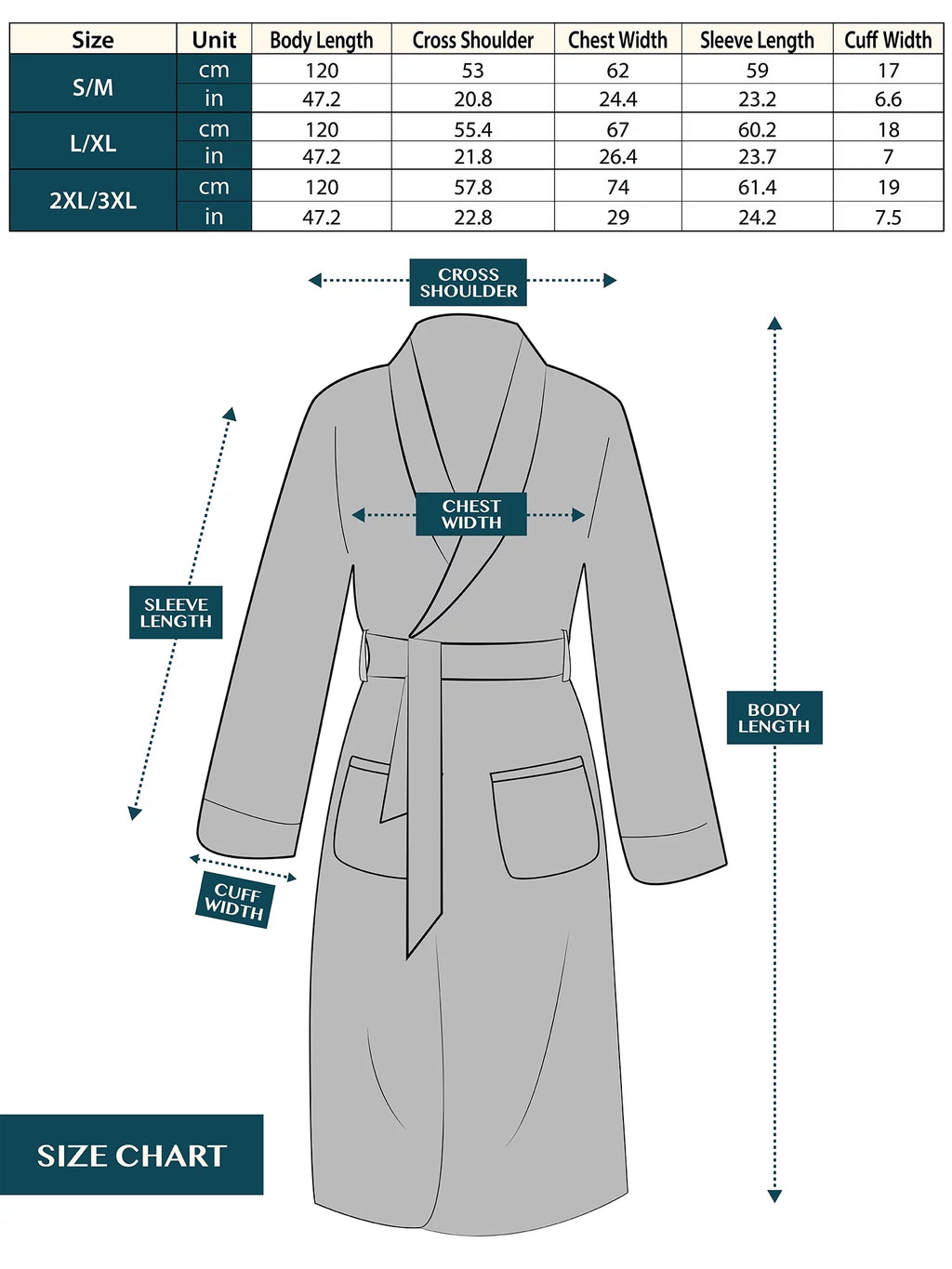Black Fleece Sherpa Robe T40650