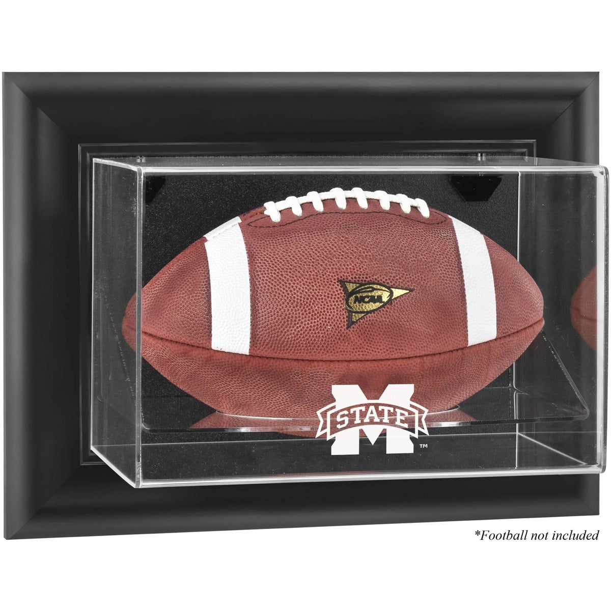 Black Framed Wall-Mountable Football Display Case M41744