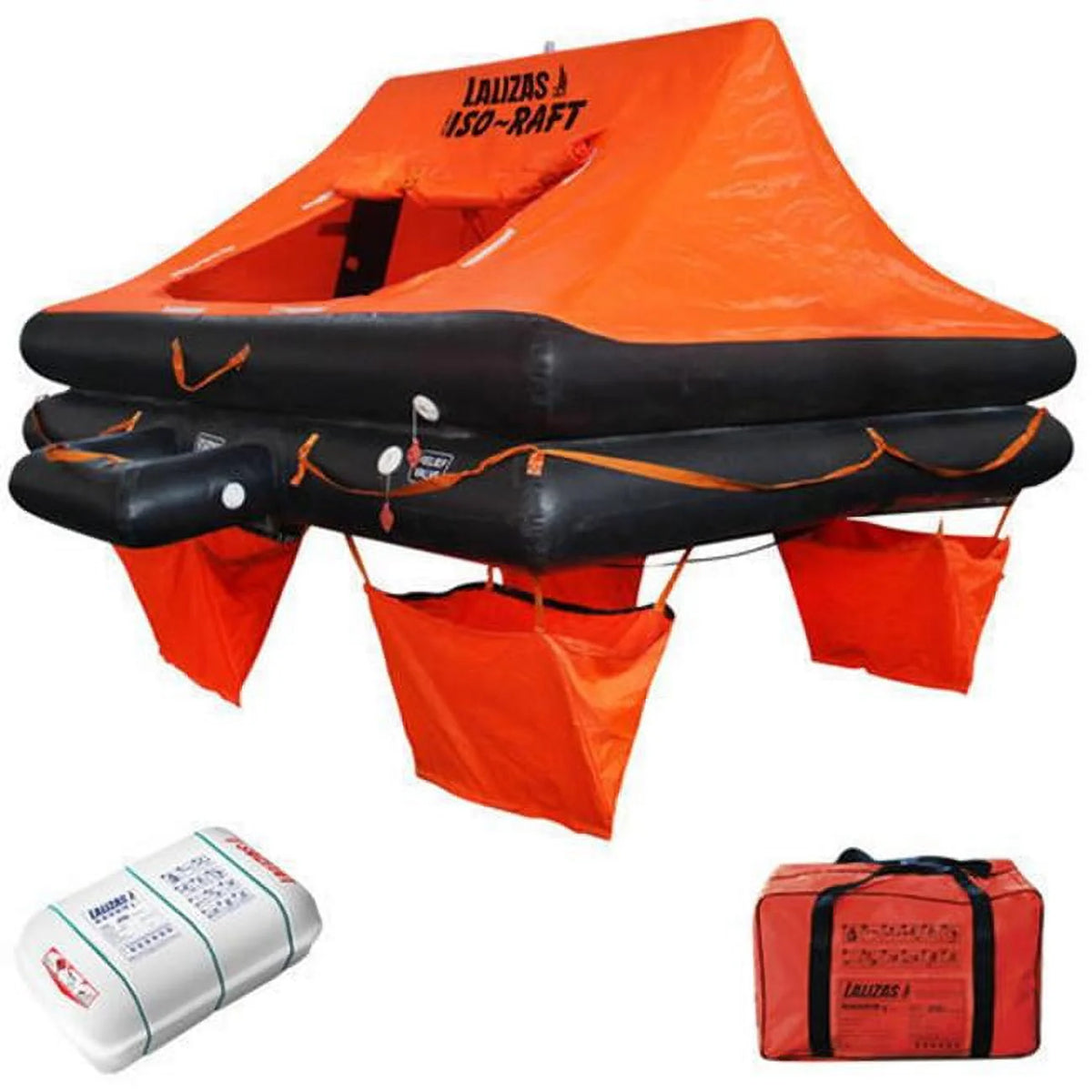 Orange 6 Person Offshore Raft Z9995