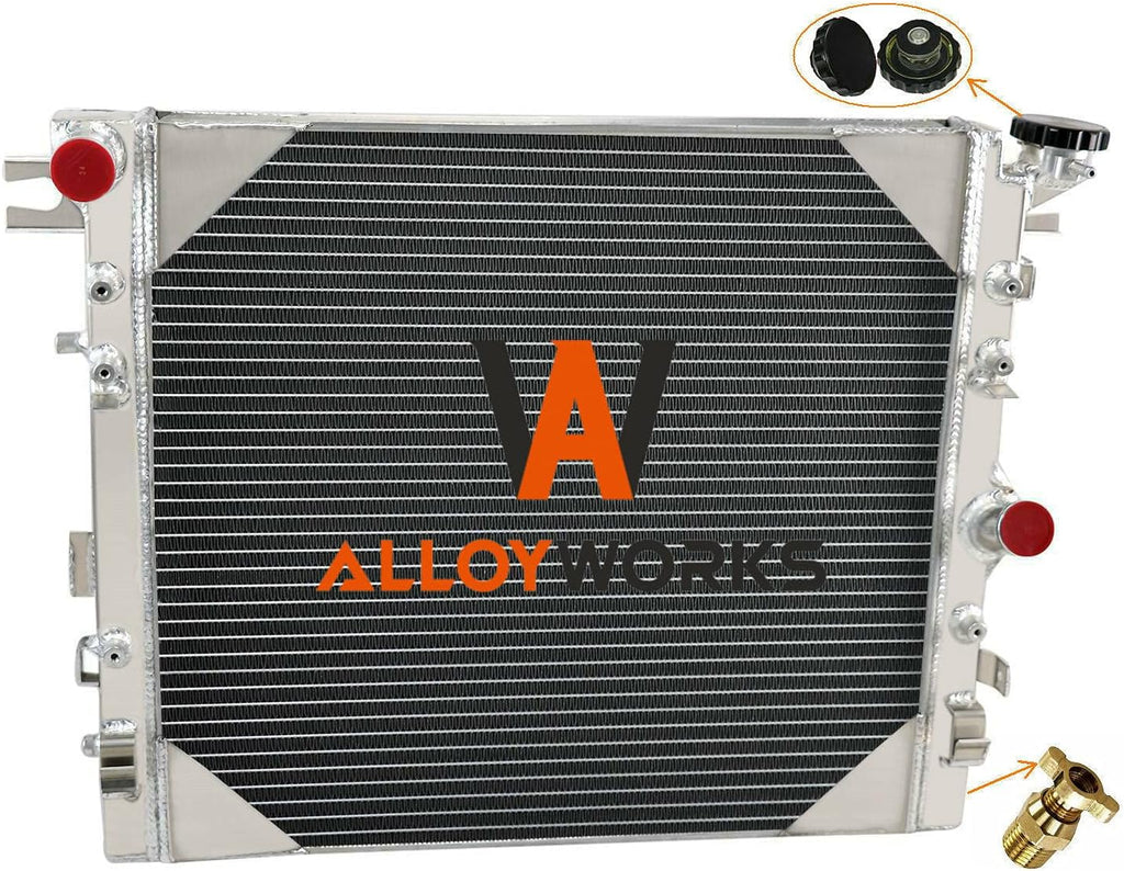 Aluminum Radiator for Jeep Wrangler JK 3.6L 3.8L V6 Engines R6940