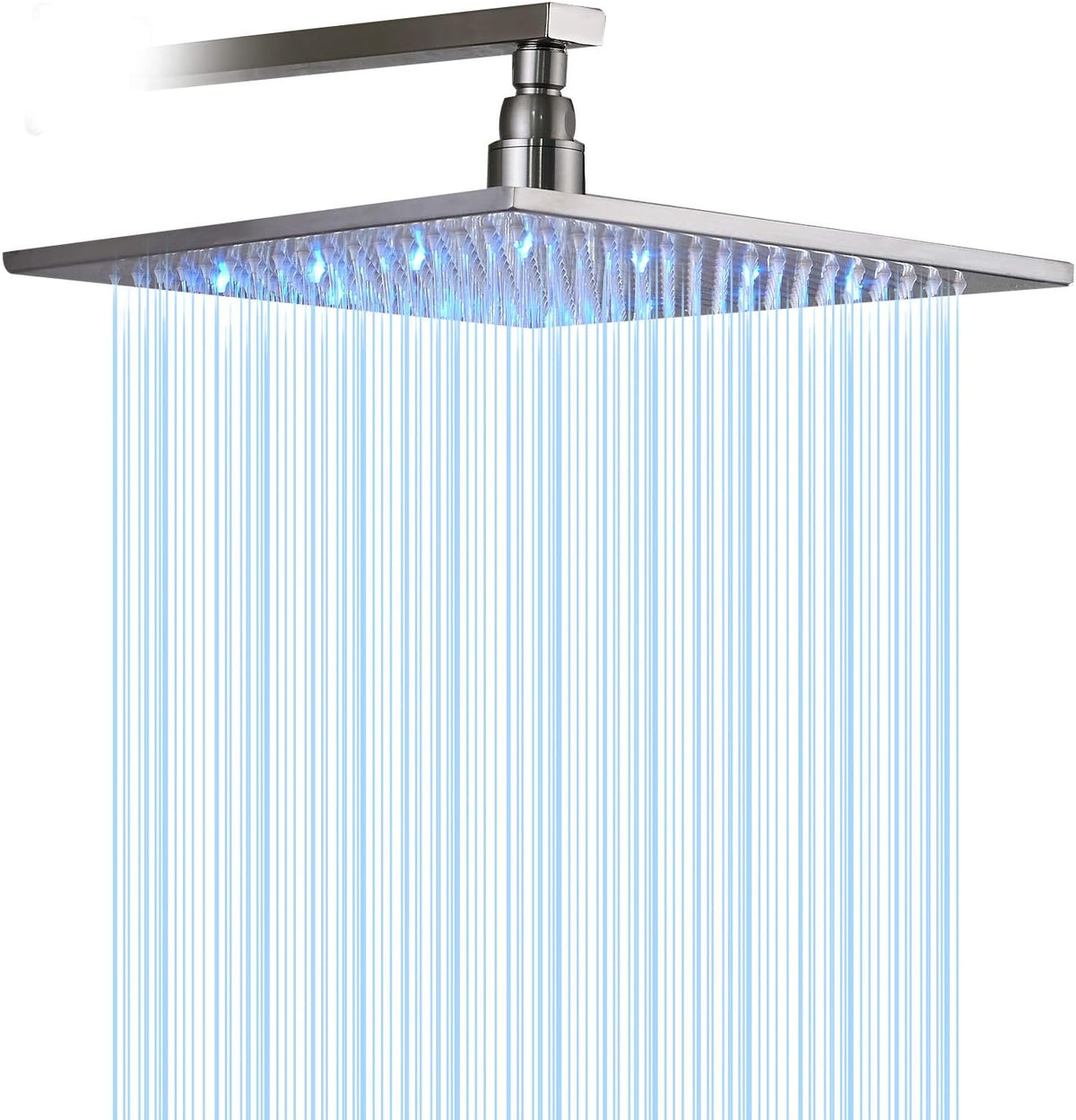 Oil Rubbed Bronze LED Square Shower Head Pack of 2 L108