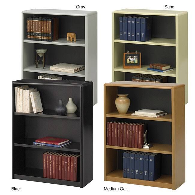 Gray 3-Shelf Bookcase E48133