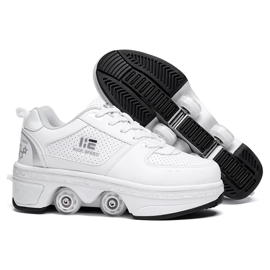 Roller Skate Shoes 2-in-1 Invisible Roller Skates Q18199