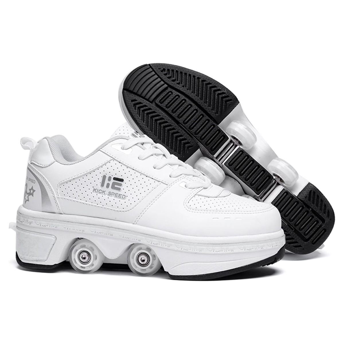 Roller Skate Shoes 2-in-1 Invisible Roller Skates Q18199