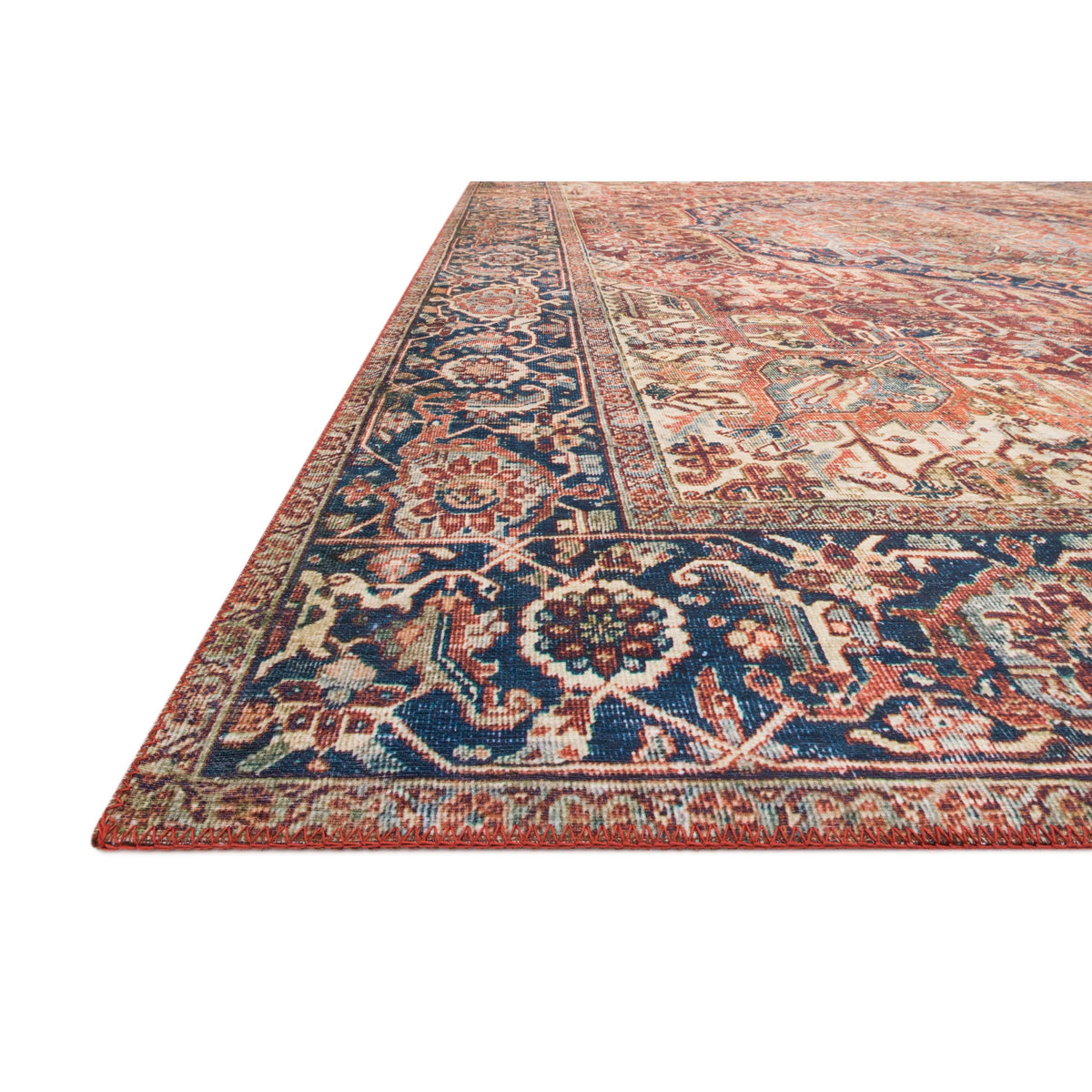 Vintage Border Printed Traditional V81987