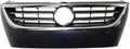Primed Black Plastic Grille Assembly with Chrome Molding and Distance Sensor Hole Y46290