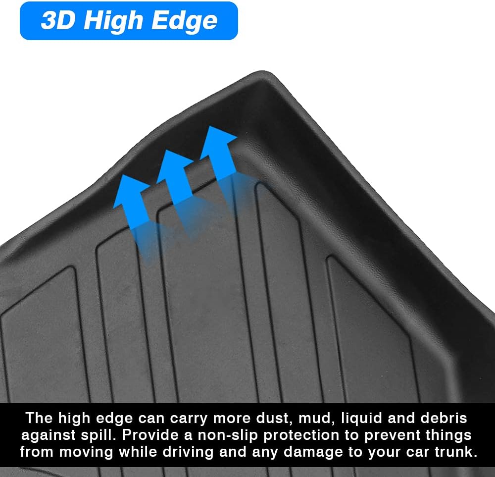 Black TPO Car Cargo Mat Pack of 2 H418