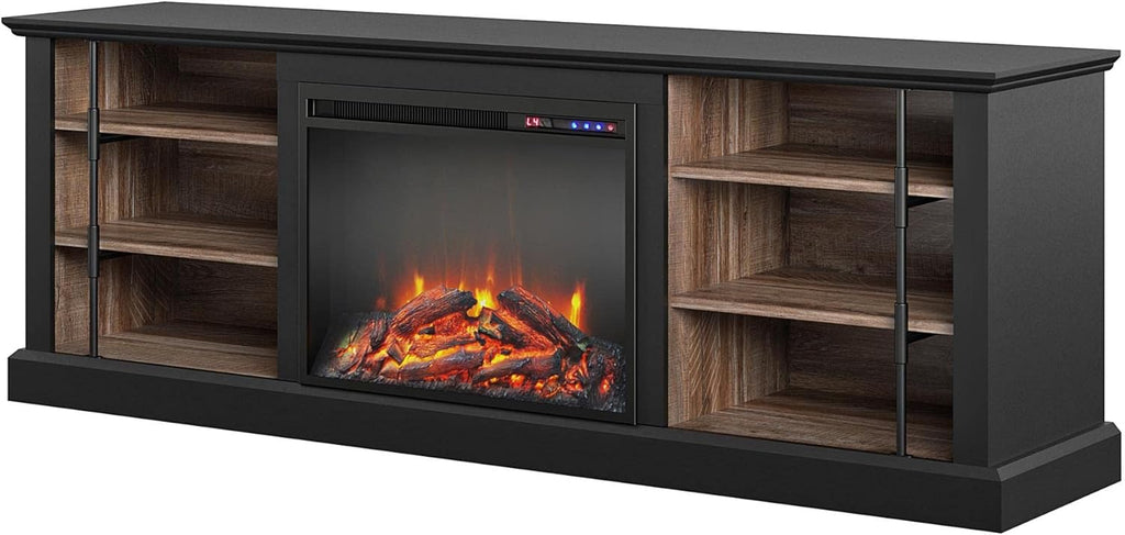 Black Fireplace Stand for TVs up to 70" J421803