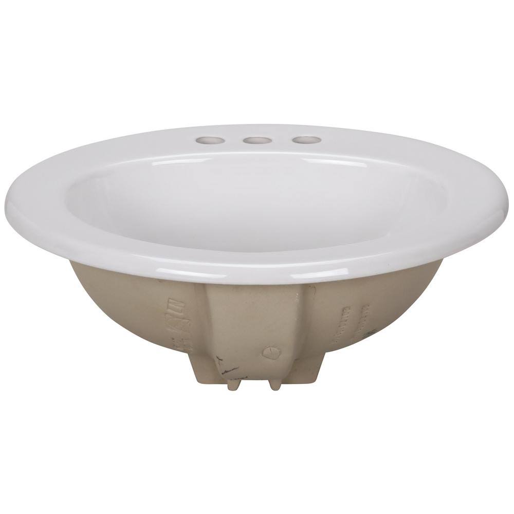 White Bathroom Sink J311772