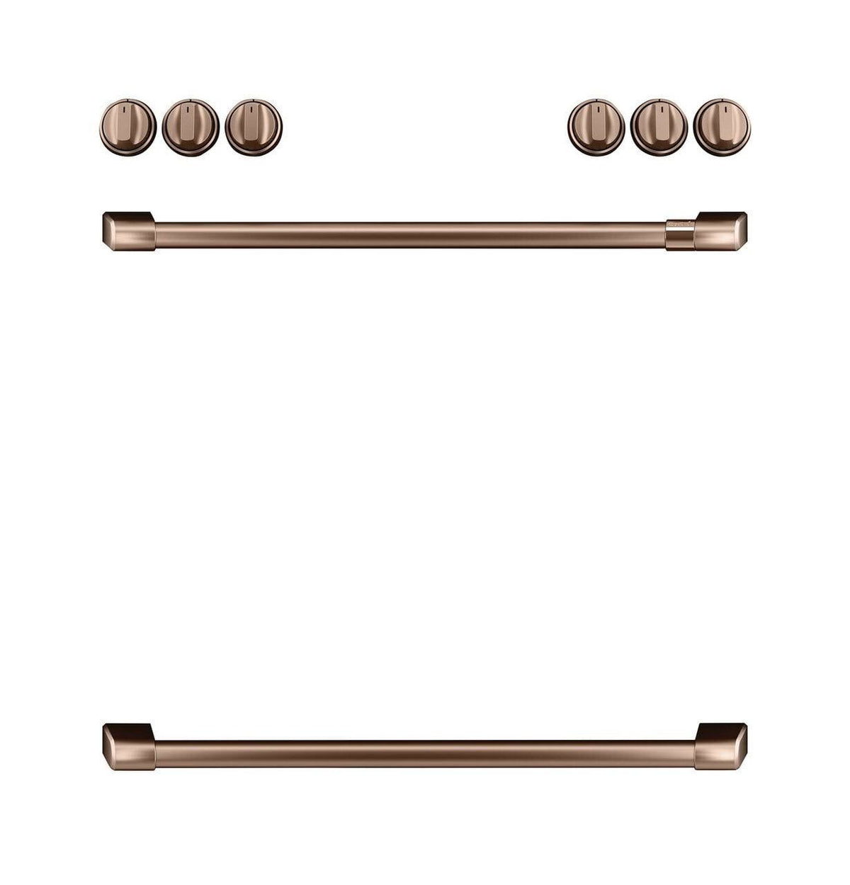 Brushed Copper Gas Knobs and Handle Kit V291639