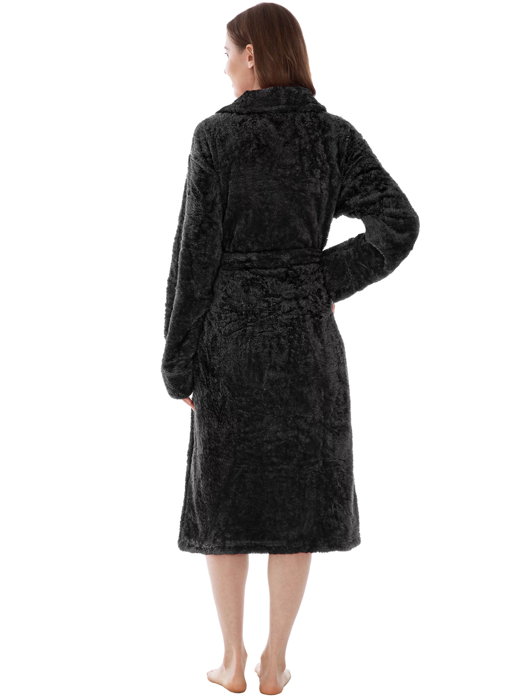 Black Fleece Sherpa Robe T40650