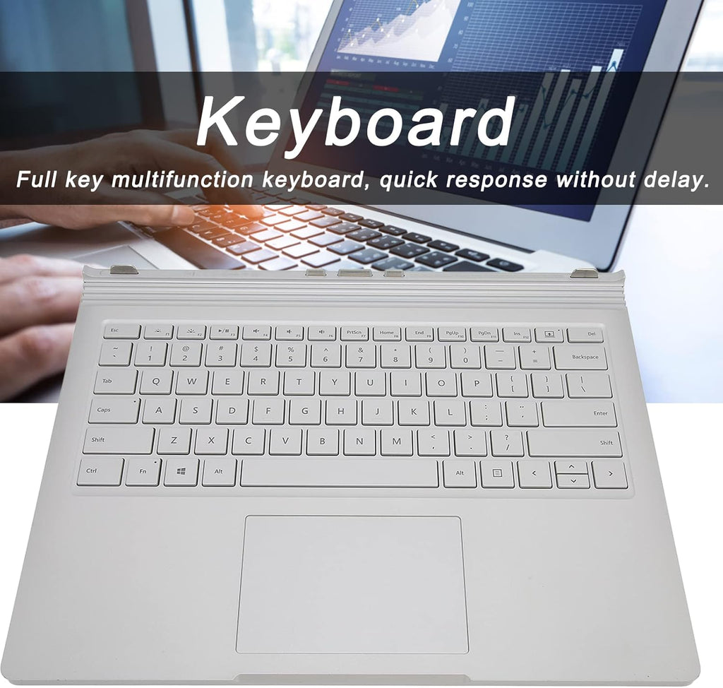 Silver Full Key Replacement Keyboard for Surface Book 1 N83700