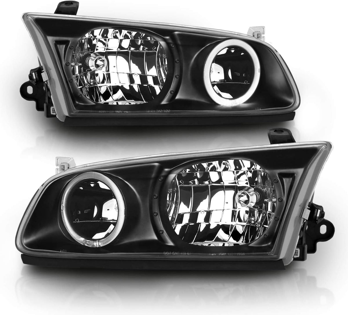 Chrome LED Halo Replacement Headlights for Toyota Camry E270