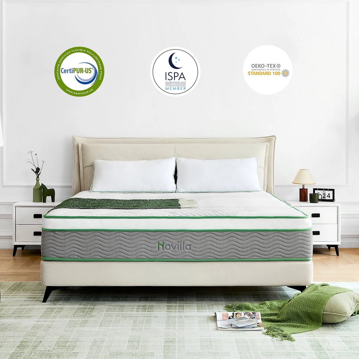 Memory Foam Hybrid Mattress Full Size S25119