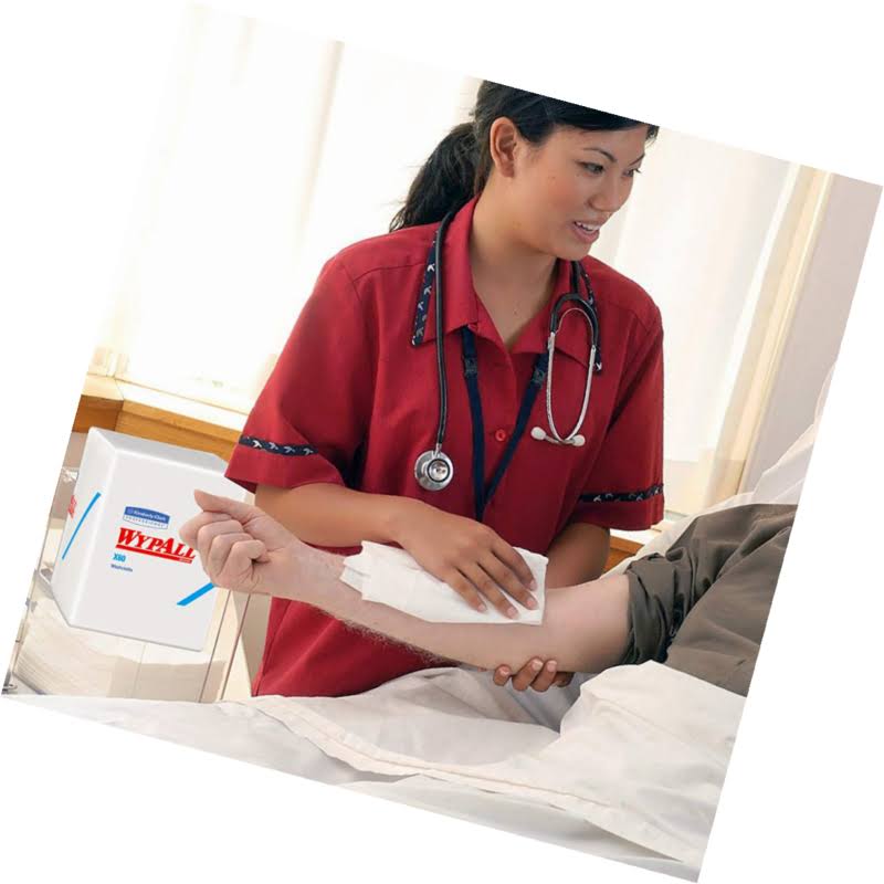 1/4 Fold White Wipers, 11 x 23, 100/Box, 9/Carton Y374663