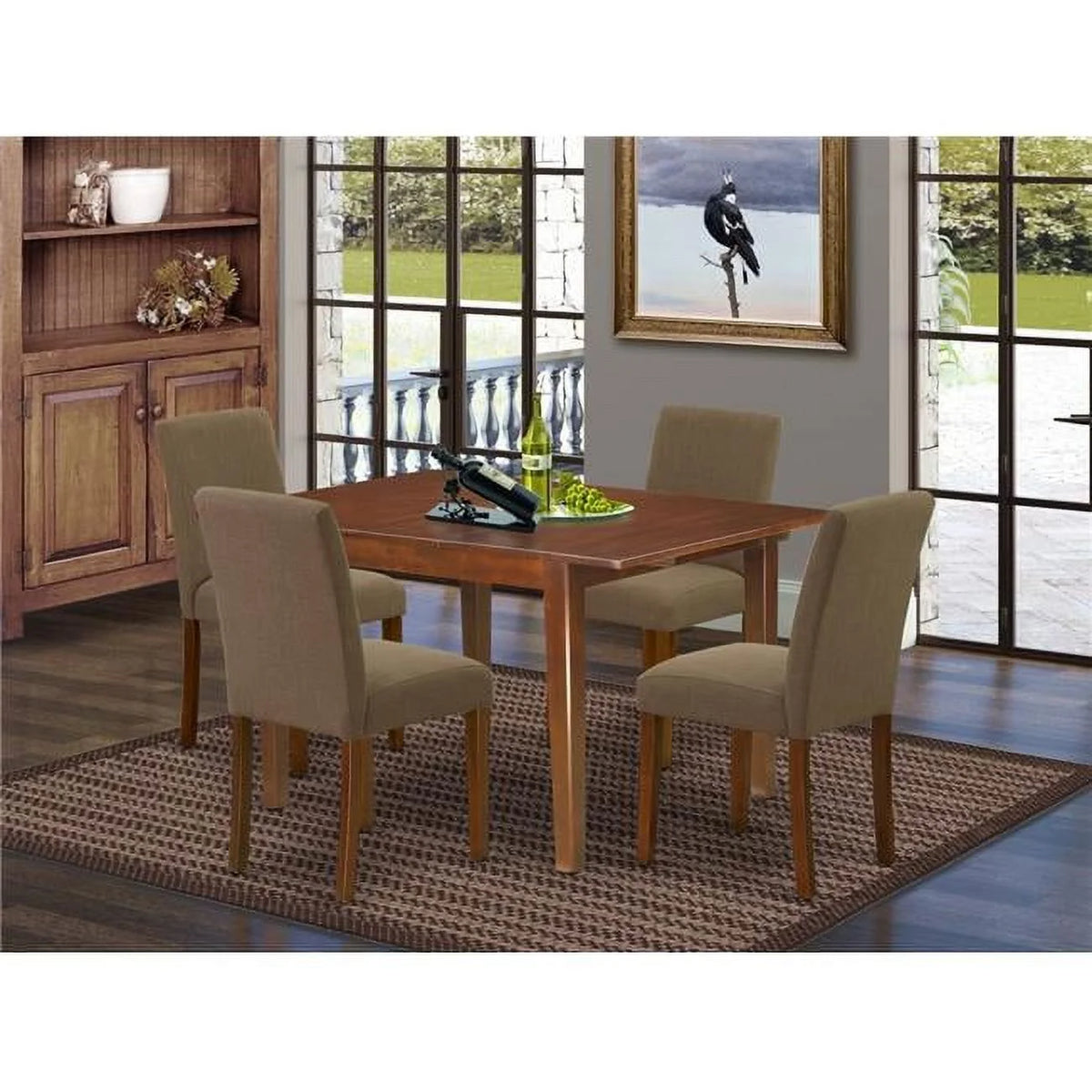 5 Piece Wood Dining Set T219065