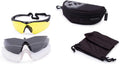 Large Yellow Anti-Fog Tactical Ballistic Eye Protection Glasses Y7268