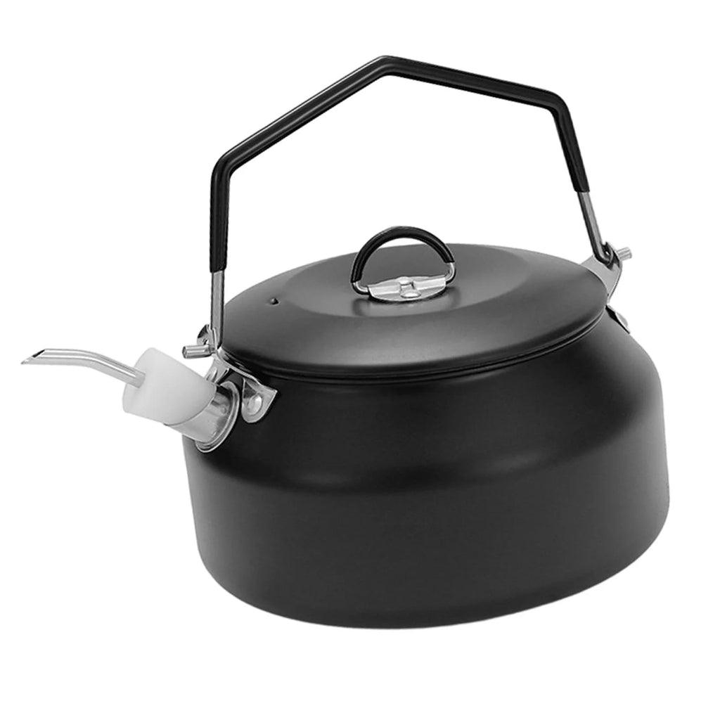 Black 1L Camping Water Kettle with Lockable Handle O960