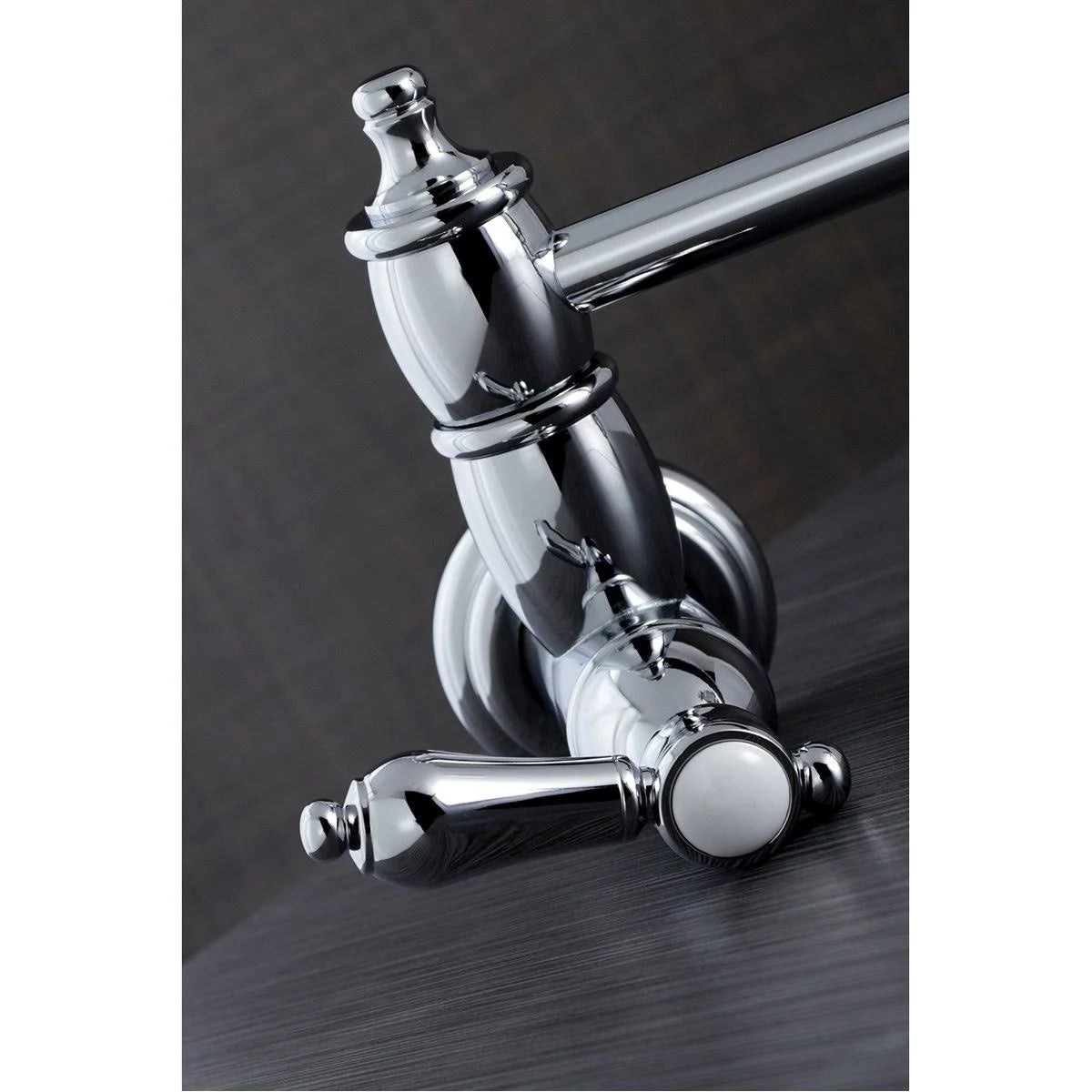 Polished Brass Wall Mount Pot Filler Kitchen Faucet G7073