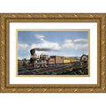 Gold Ornate Wood Framed Art Print K456