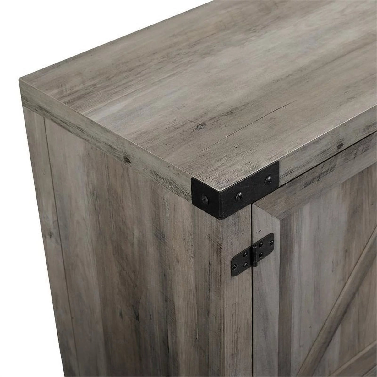 4 Piece TV Stand Coffee Table and 2 End Tables in Gray Z250