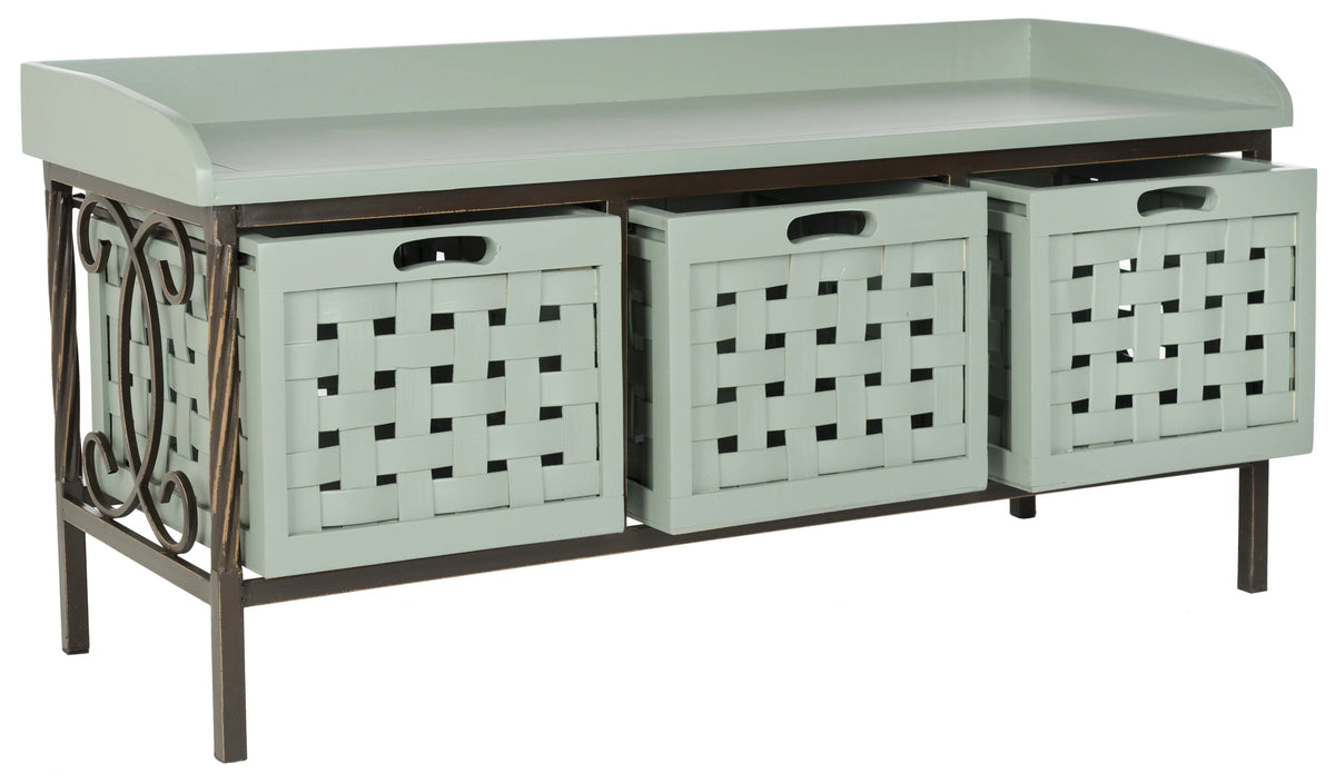 3 Drawer Wooden Storage Bench C880