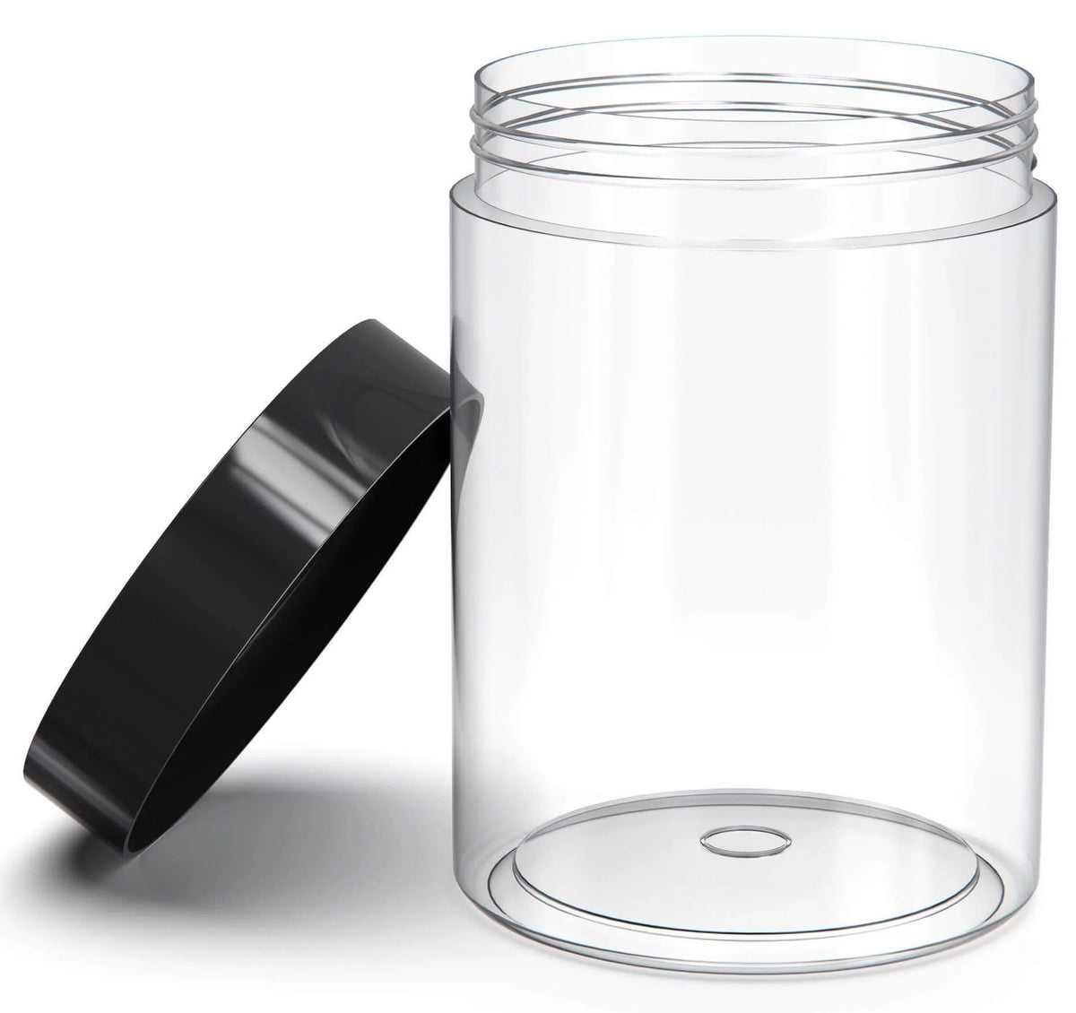 8oz BPA Free Clear Plastic Containers with Lids 30 Pack Q91898