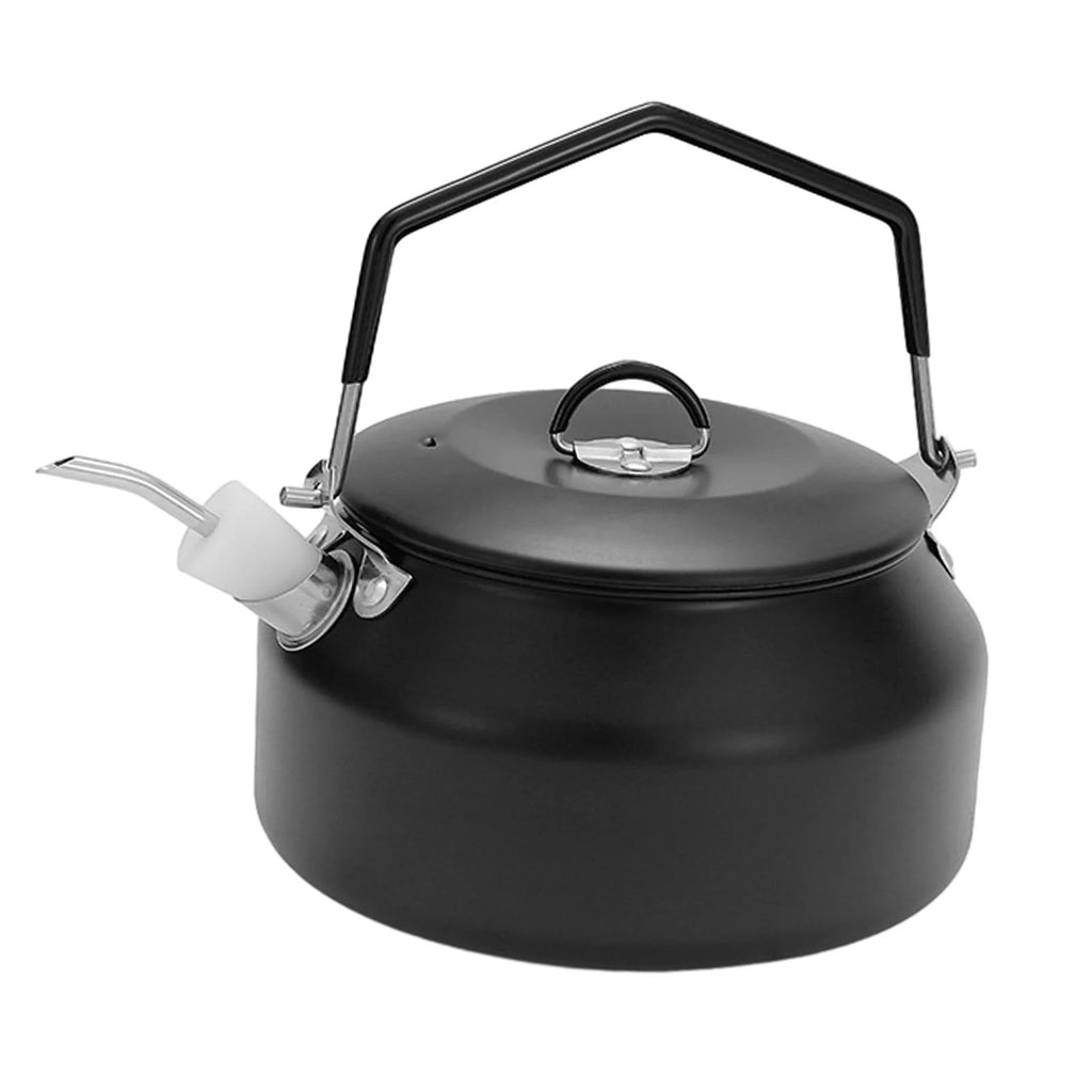 Black 1L Camping Water Kettle with Lockable Handle O960