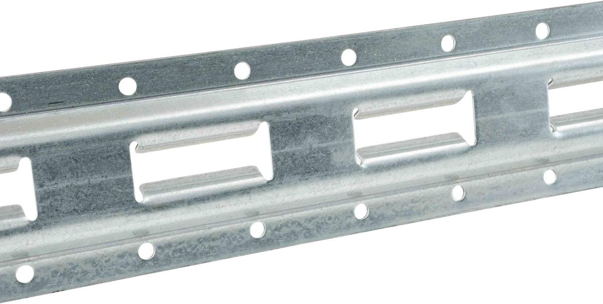 8 Pack 5' Vertical E-Track Galvanized Steel Tie-Down Rail D131