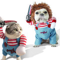 Dog Scary Transformation Costume with Wig D772