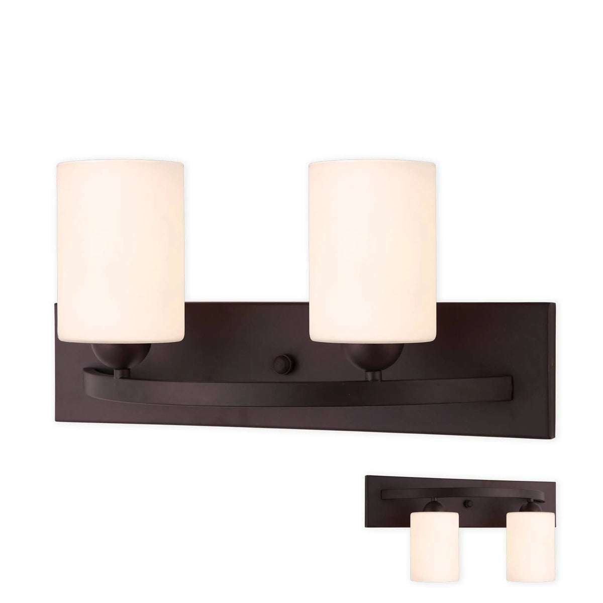 Oil Rubbed Bronze 2 Light Vanity J6387