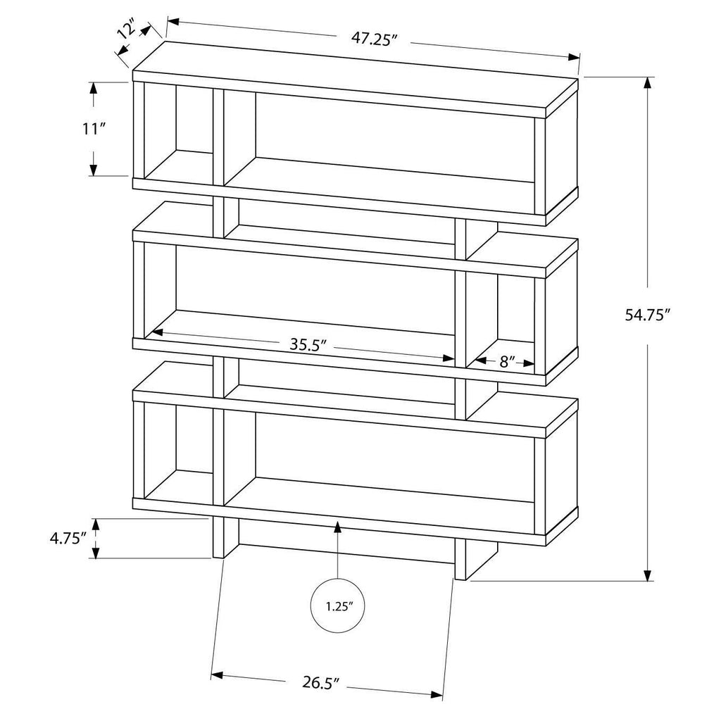 Cappuccino Bookcase M16569