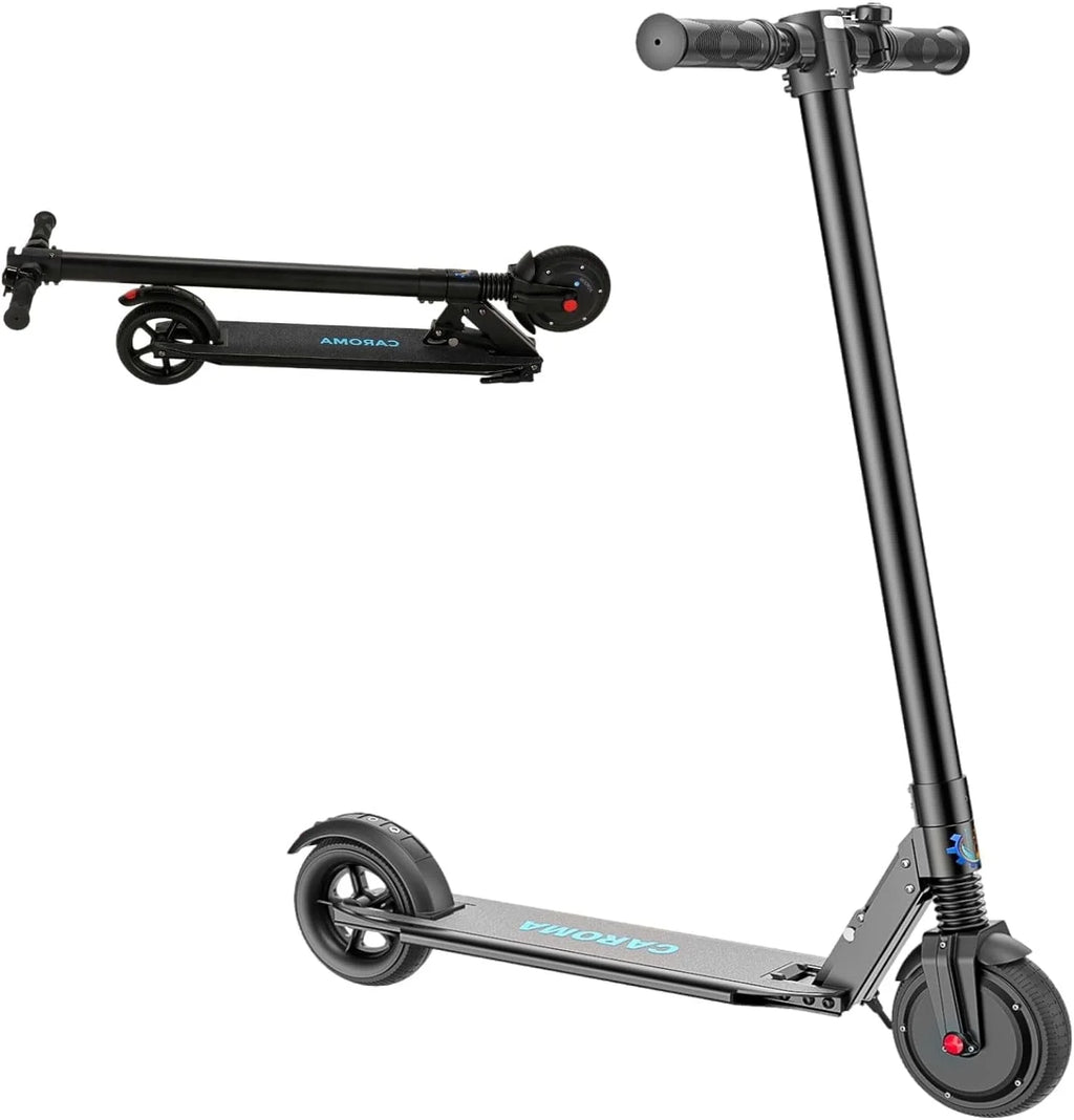 Electric Scooter 350W Motor 9 In Tires 20 mph 20 Miles 265 Lbs Silver C12096