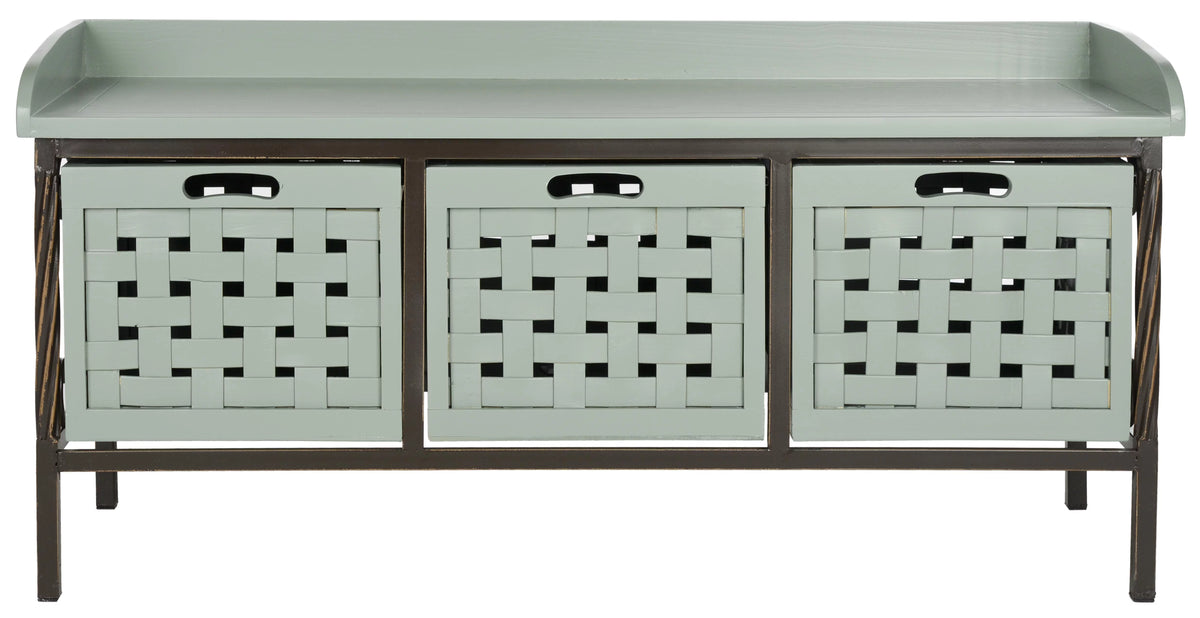 3 Drawer Wooden Storage Bench C880