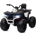 24V Kids ATV 4-Wheeler with 400W Motor, 2 Seater - Black N1246