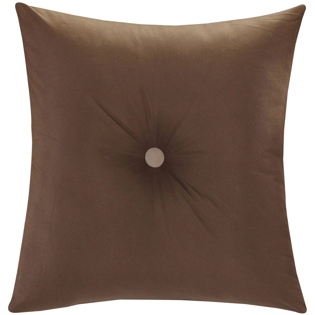 8-Piece Ruffled Comforter Set King Taupe Z326