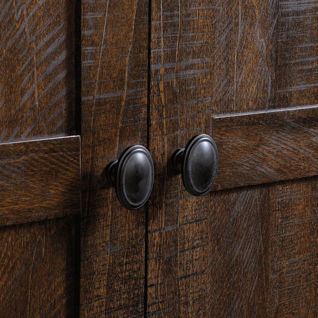 Rustic Walnut Storage Cabinet C615201