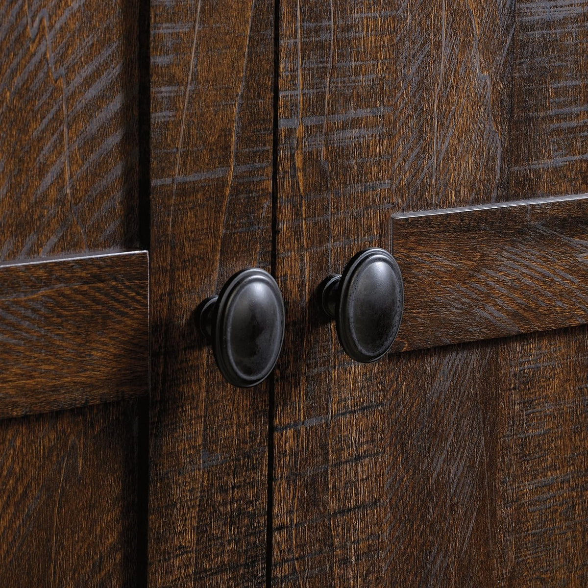 Rustic Walnut Storage Cabinet C615201