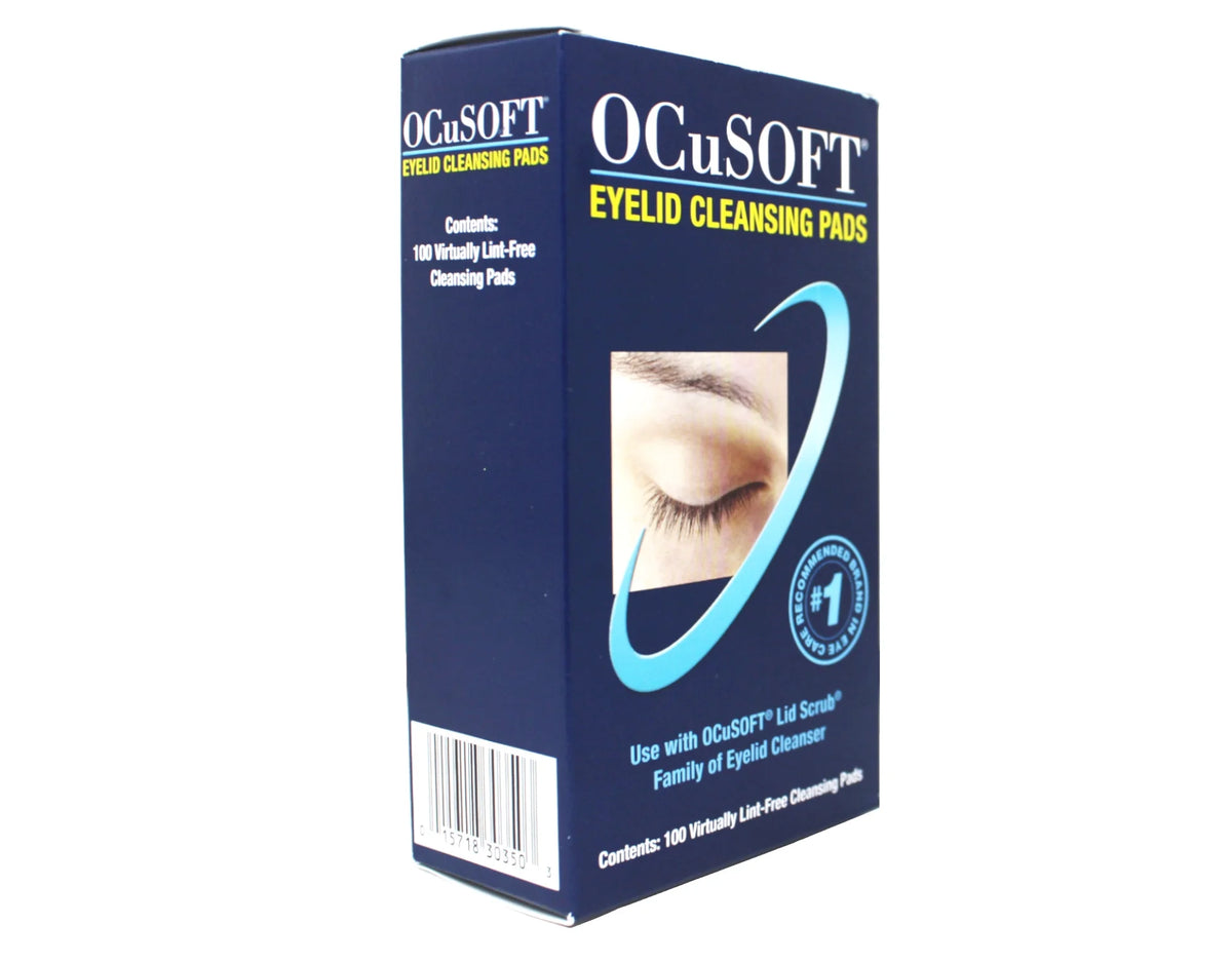 Eye Lid Cleansing Pads, 100 Ea, 6 Pack J310908