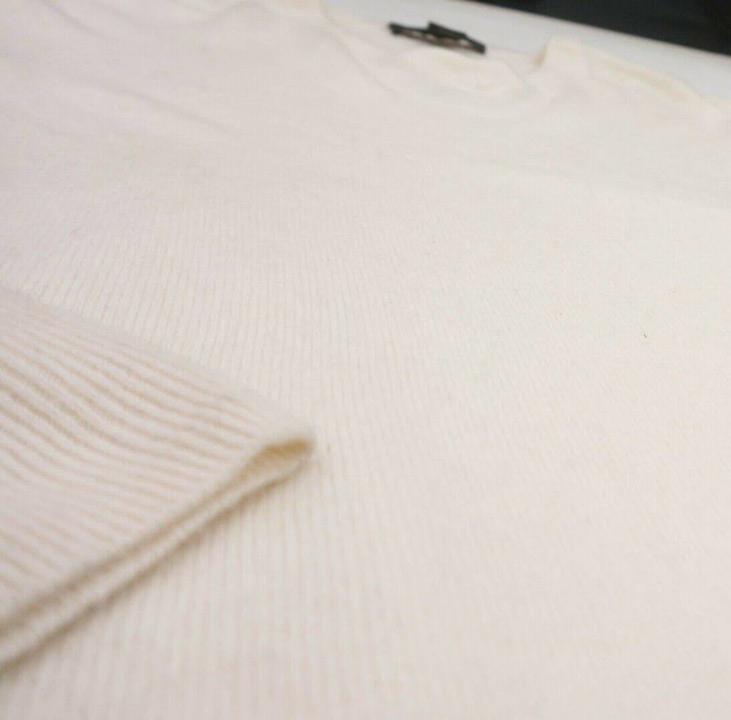 Ivory Cashmere V-Neck Sweater I447
