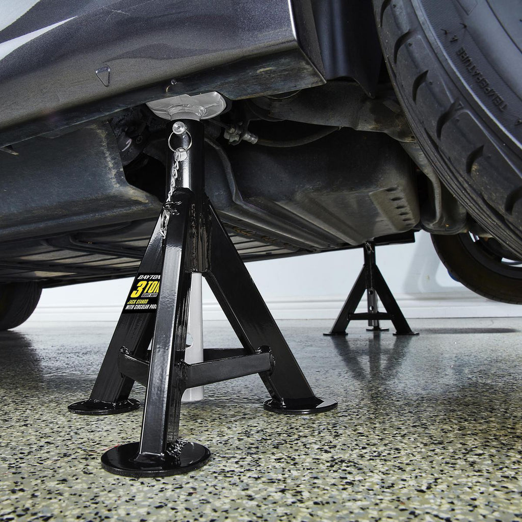 3 Ton Jack Stands with Circular Pads W691